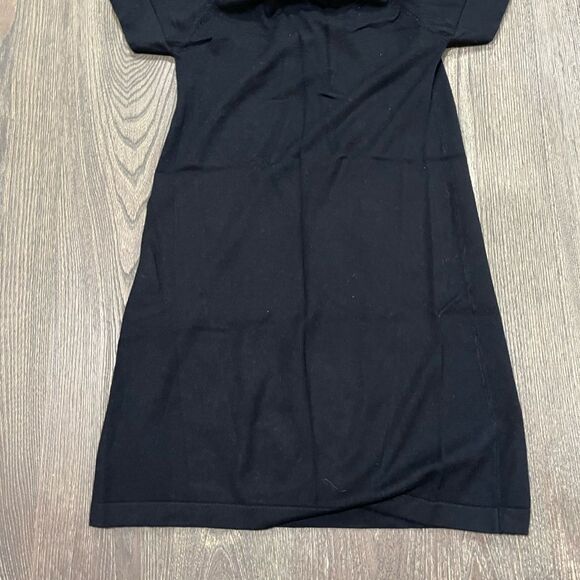 B. Darlin Womens Short Sleeve T-Shirt Mini Dress Round Neck Black Size Medium - Picture 6 of 7